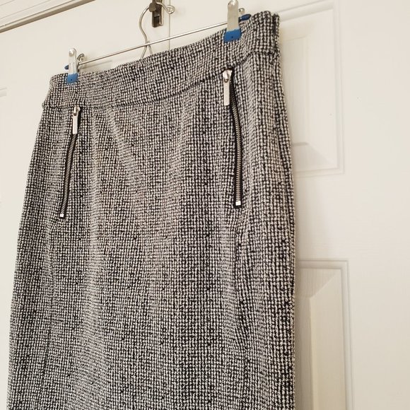 Michael Kors Houndstooth Pencil Skirt - NWT - Size L - Picture 5 of 14